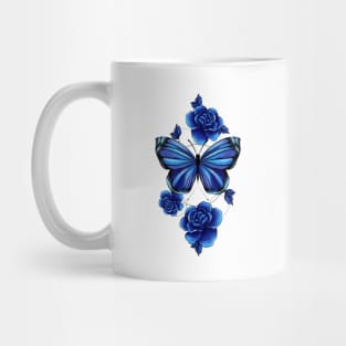 Metamorphosis blue butterfly Mug